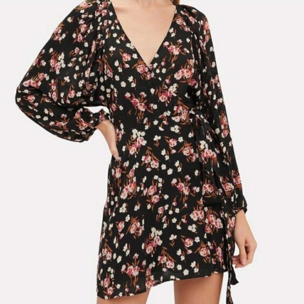 A.L.C. | Size 14 | Carlo Wrap Dress in Ginger Pink